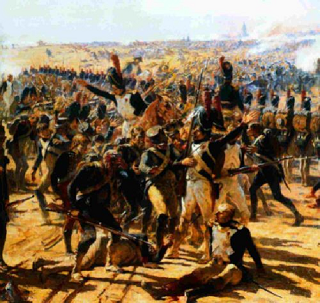 Pendant la bataille d'Essling les français sont pris à revers par les autrichiens